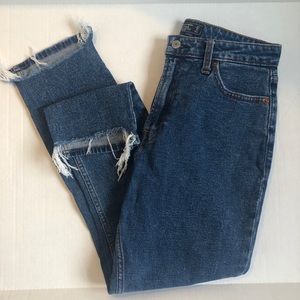 Abercrombie Simone high rise slim denim jeans